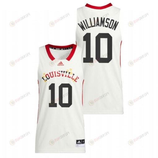 Samuell Williamson 10 Louisville Cardinals 2022 Basketball Honoring Black Excellence Men Jersey - White