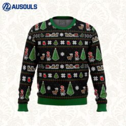Samurai X Christmas Tree Ugly Sweaters For Men Women Unisex