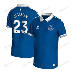 S?amus Coleman 23 Everton 2023-24 Home Jersey - YOUTH Blue