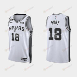 San Antonio Spurs Isaiah Roby 18 2022-23 Association Edition White Men Jersey Swingman