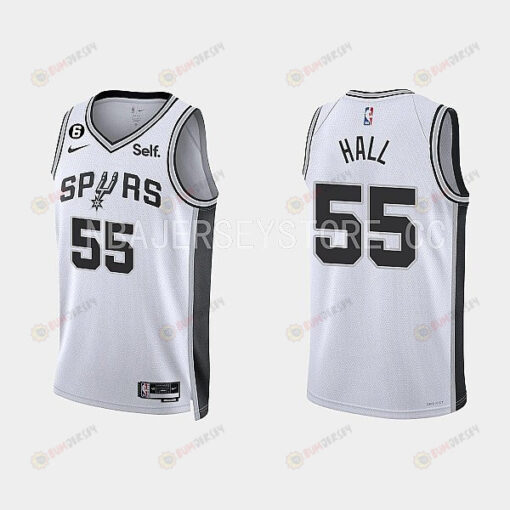 San Antonio Spurs Jordan Hall 55 2022-23 Association Edition White Men Jersey Swingman