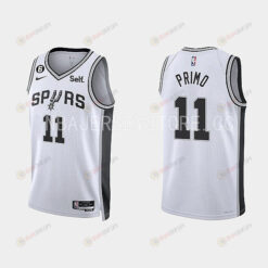 San Antonio Spurs Joshua Primo 11 2022-23 Association Edition White Men Jersey Swingman