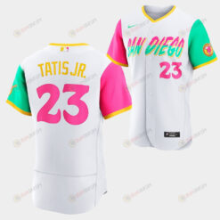 San Diego Padres 2022-23 City Connect Fernando Tatis Jr. 23 White Jersey