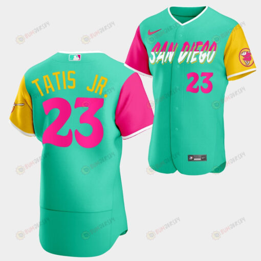 San Diego Padres Fernando Tatis Jr. 23 2022-23 City Connect Mint Reverse Jersey Men