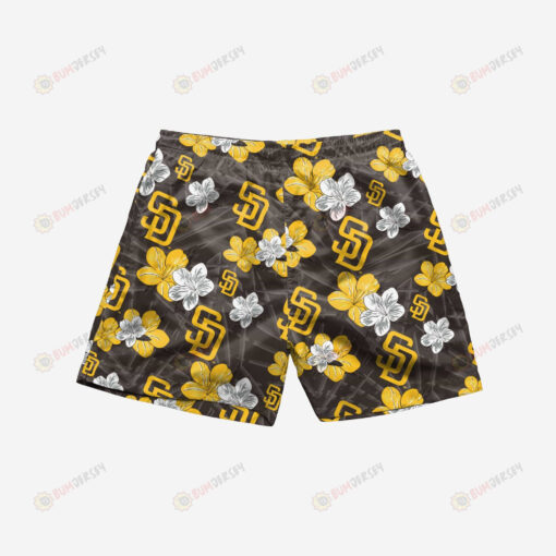 San Diego Padres Hibiscus Hawaiian Men Shorts Swim Trunks - Print Shorts