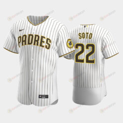 San Diego Padres Juan Soto 22 Home White Jersey