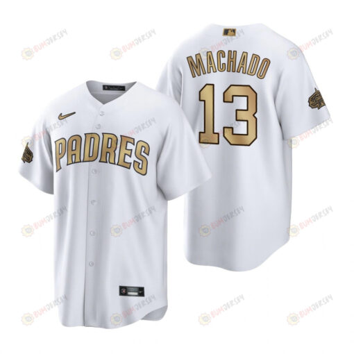 San Diego Padres Manny Machado White 2022-23 All-Star Game Jersey