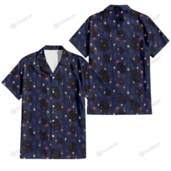 San Diego Padres Small Hibiscus Buds Navy Background 3D Hawaiian Shirt