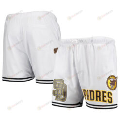 San Diego Padres Team Logo Mesh Shorts - White