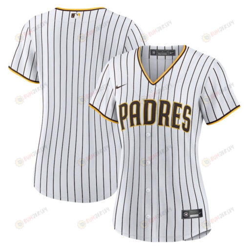 San Diego Padres Women's Home Blank Jersey - White