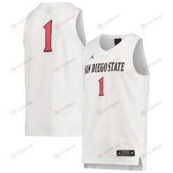 San Diego State Aztecs Team Basketball Jersey - Men White