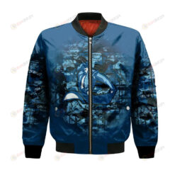 San Diego Toreros Bomber Jacket 3D Printed Camouflage Vintage