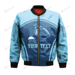 San Diego Toreros Bomber Jacket 3D Printed Custom Text And Number Curve Style Sport