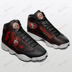 San Francisco 49Ers Full Black Air Jordan 13 Sneakers Sport Shoes