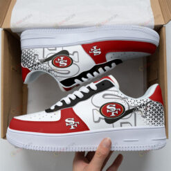 San Francisco 49Ers Shadow Logo Pattern Air Force 1 Printed