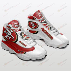 San Francisco 49Ers White Air Jordan 13 Sneakers Sport Shoes