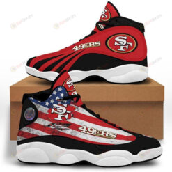 San Francisco 49Ers With American Pattern Air Jordan 13 Shoes Sneakers