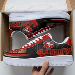 San Francisco 49ers Big Logo Air Force 1 Shoes Sneaker