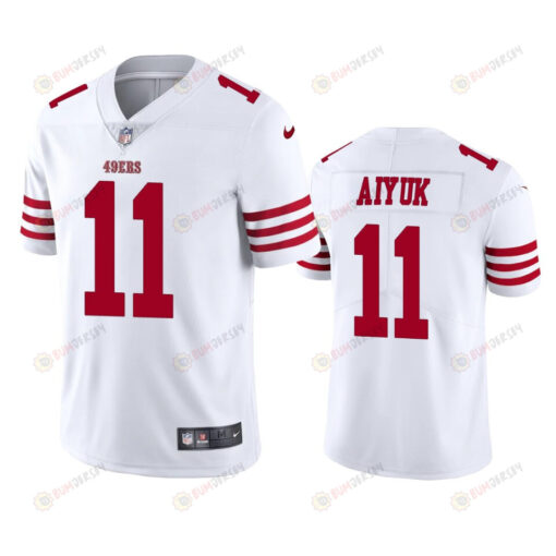 San Francisco 49ers Brandon Aiyuk 11 2022-23 Vapor Limited White Jersey - Men's