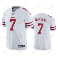 San Francisco 49ers Colin Kaepernick 7 White Vapor Limited Jersey