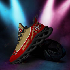 San Francisco 49ers Custom Name 3D Max Soul Sneaker Shoes