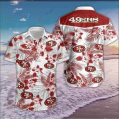 San Francisco 49ers Floral Flower Pattern Hawaiian Shirt