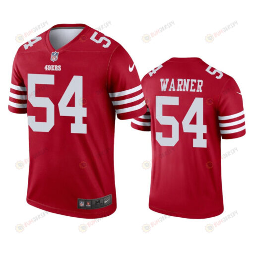 San Francisco 49ers Fred Warner 54 2022-23 Legend Scarlet Jersey - Men's