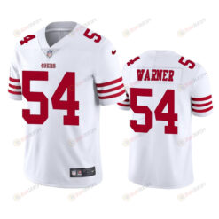 San Francisco 49ers Fred Warner 54 2022-23 Vapor Limited White Jersey - Men's