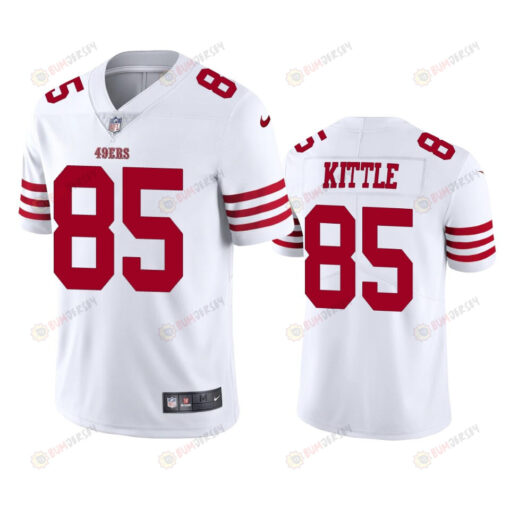 San Francisco 49ers George Kittle 85 2022-23 Vapor Limited White Jersey - Men's