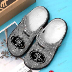 San Francisco 49ers Glitter Crocband Crocs Crocband Clog Comfortable Water Shoes - AOP Clog