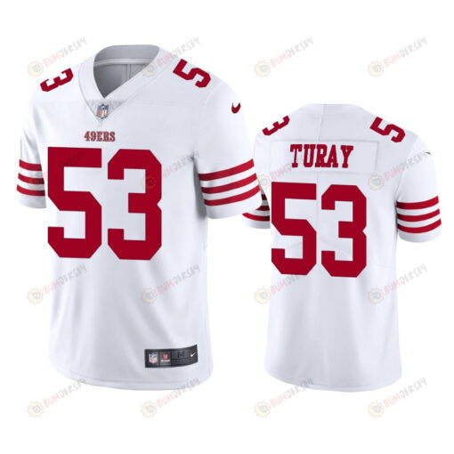 San Francisco 49ers Kemoko Turay 53 White Vapor Limited Jersey - Men's