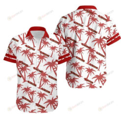 San Francisco 49ers Logo And Coconut Tree ??3D Printed Hawaiian Shirt