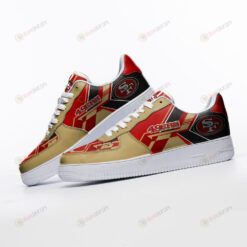 San Francisco 49ers Logo Pattern Air Force 1 Printed