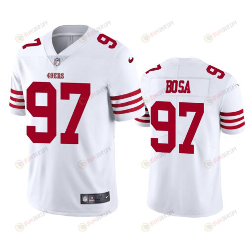 San Francisco 49ers Nick Bosa 97 2022-23 Vapor Limited White Jersey - Men's