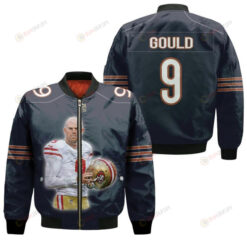 San Francisco 49ers Robbie Gould Pattern Bomber Jacket