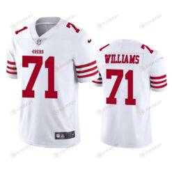 San Francisco 49ers Trent Williams 71 2022-23 Vapor Limited White Jersey - Men's