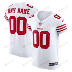 San Francisco 49ers Vapor Elite Custom Jersey - White