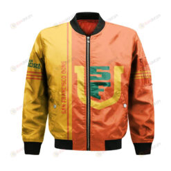 San Francisco Dons Bomber Jacket 3D Printed Half Style