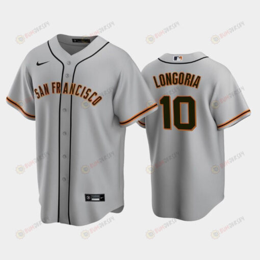 San Francisco Giants 10 Evan Longoria Gray Road Jersey Jersey