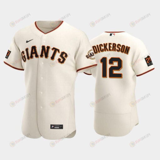 San Francisco Giants 12 Alex Dickerson Cream Home Jersey Jersey