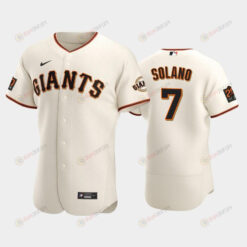San Francisco Giants 7 Donovan Solano Cream Home Jersey Jersey