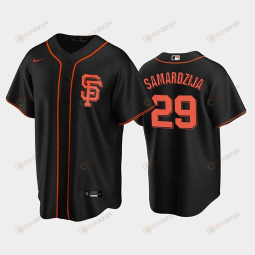 San Francisco Giants Black Alternate 29 Jeff Samardzija Jersey Jersey