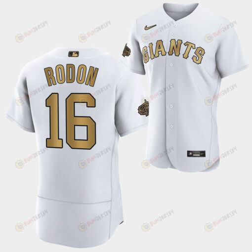 San Francisco Giants Carlos Rodon 16 2022-23 All-Star White Jersey Men