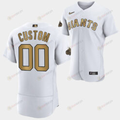 San Francisco Giants Custom 00 2022-23 All-Star White Jersey Men