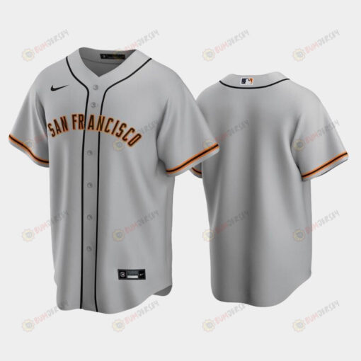 San Francisco Giants Gray Road Jersey Jersey