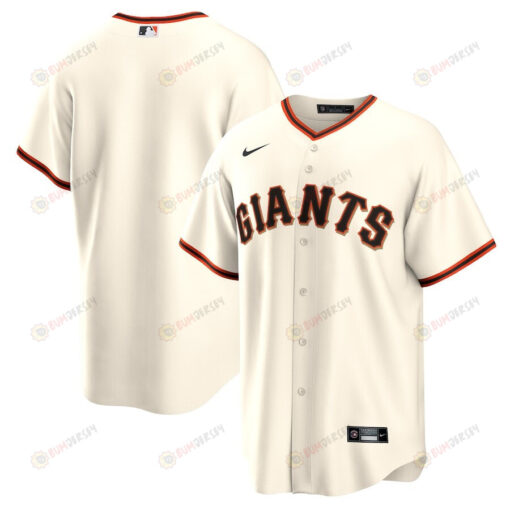 San Francisco Giants Home Blank Men Jersey - Cream