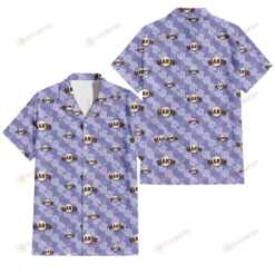 San Francisco Giants Light Purple Hibiscus Pattern Stripe Powder Purple 3D Hawaiian Shirt