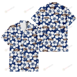 San Francisco Giants Modern White Hibiscus Navy Background 3D Hawaiian Shirt