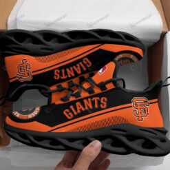 San Francisco Giants Orange And Black 3D Max Soul Sneaker Shoes