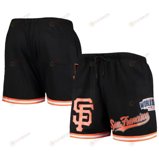 San Francisco Giants Team Logo Mesh Shorts - Black